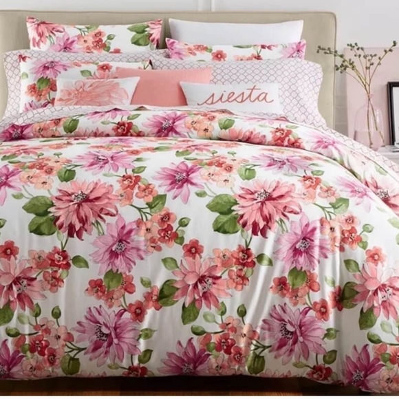 Charter Club Damask Designs Bouquet 3 Piece Comforter Set Sz Full/queen - Picture 1 of 7